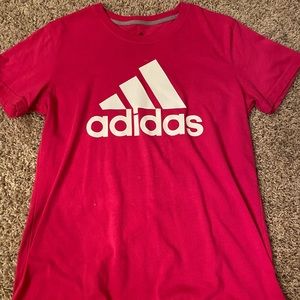 womens pink adidas t!